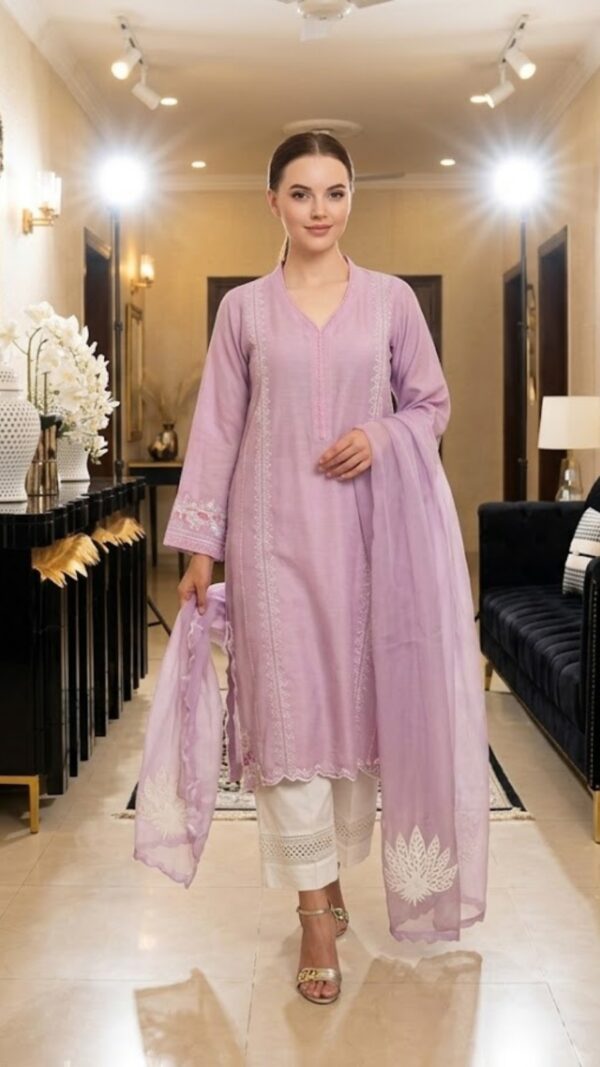 Lavender Essence – Shirt and Dupatta – EA-26-LE